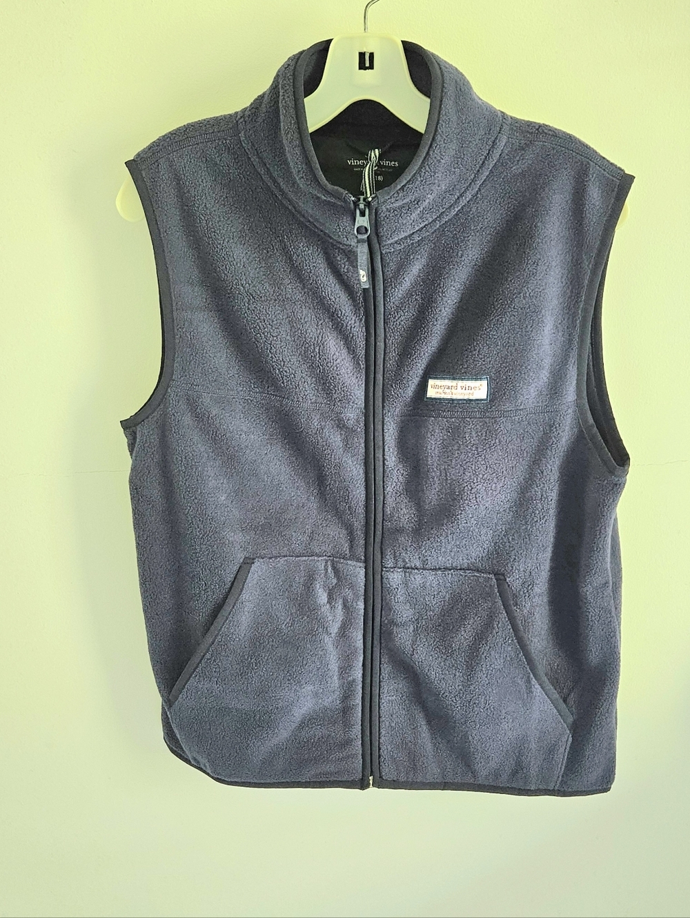 Vineyard Vines Navy Fleece Boys Vest NWT